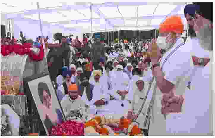 PM Modi pays his last respects to Former Punjab CM Prakash Singh Badal images